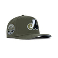 New Era Montreal Expos A-Frame Snapback Grey Bottom "Olive White Black" (35th Anniversary Embroidery)