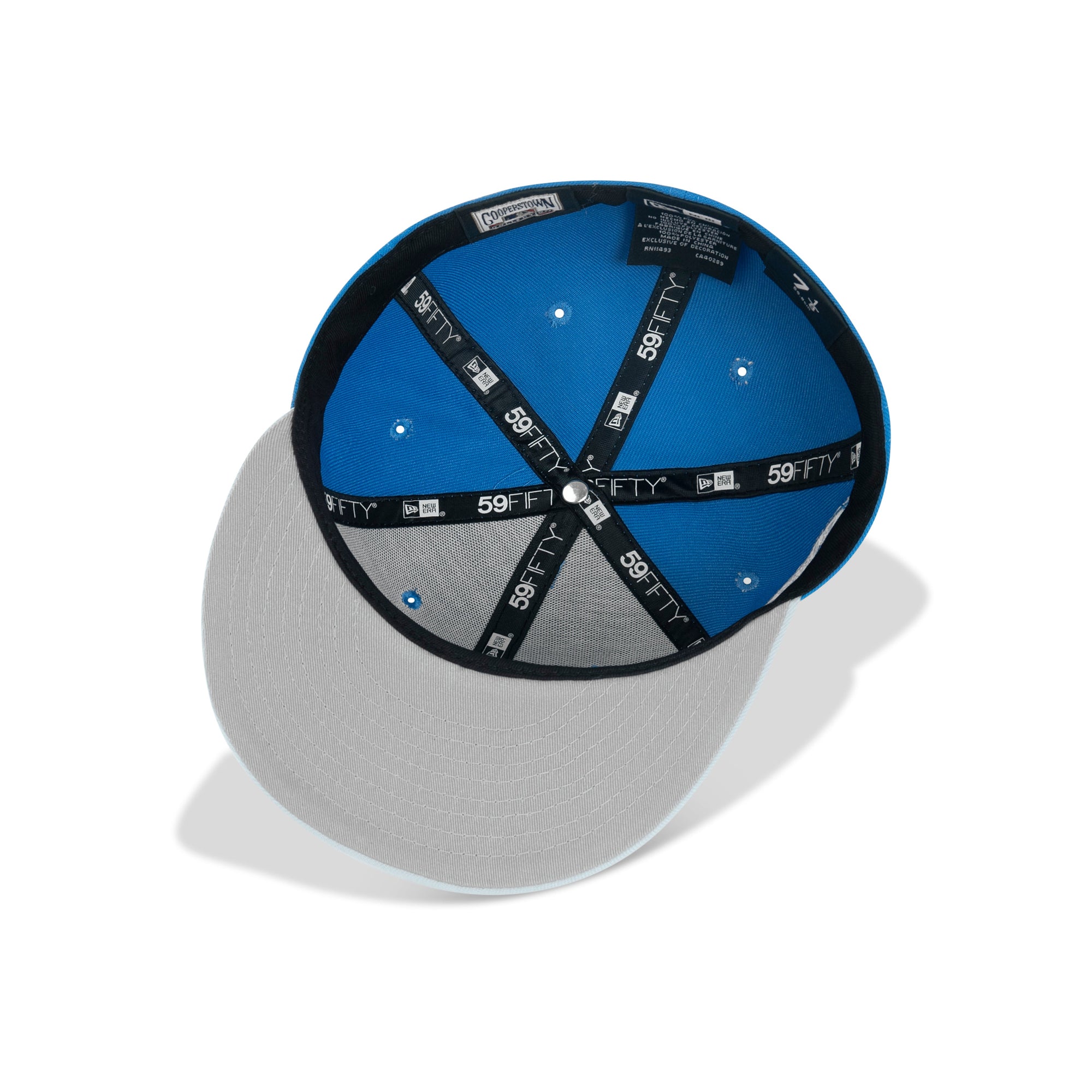 New Era Montreal Expos Fitted Grey Bottom "Blue Sky" (35th Anniversary Embroidery)