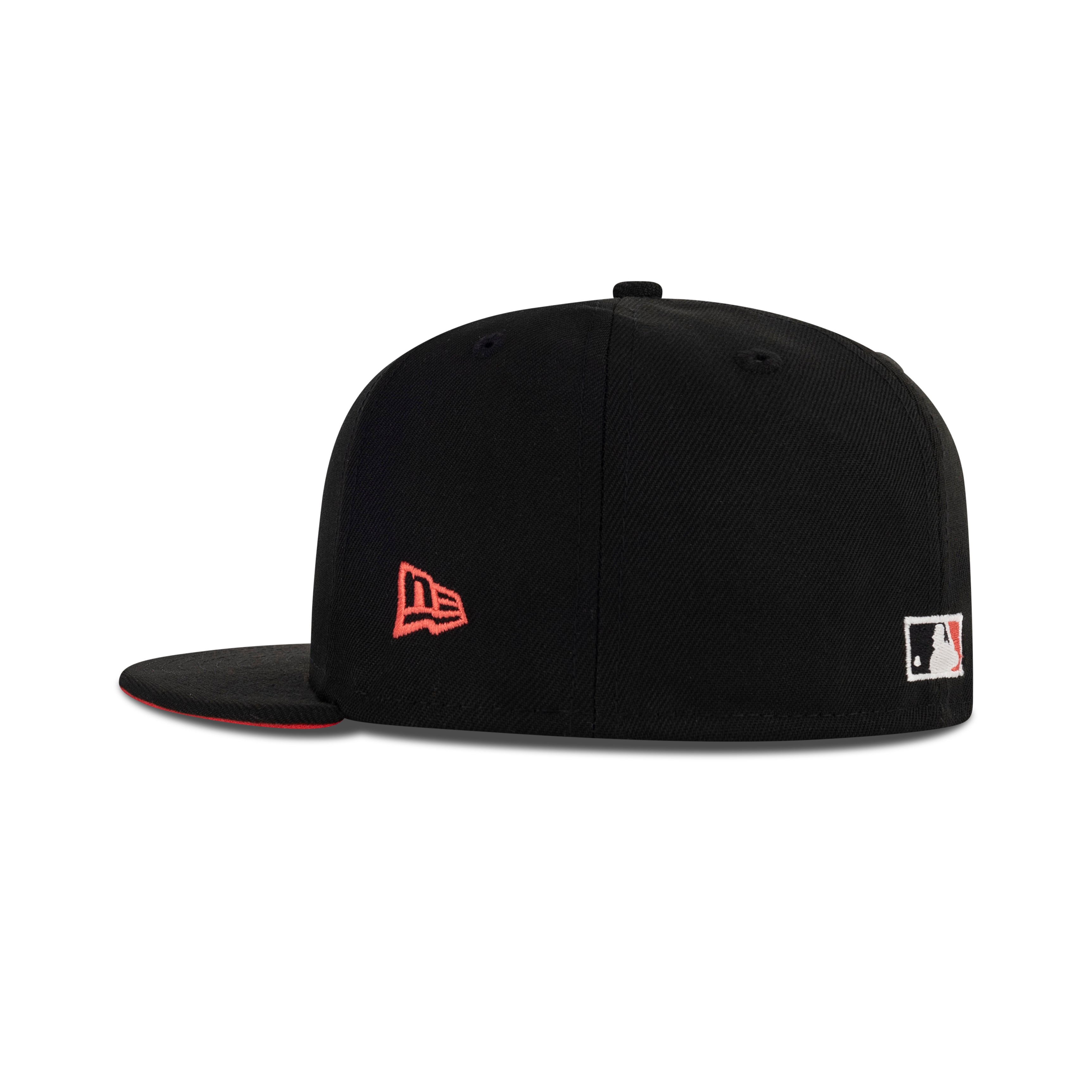 New Era San Francisco Giants Fitted Lava Red Bottom "Black Lava Red" (8x Champions Embroidery)