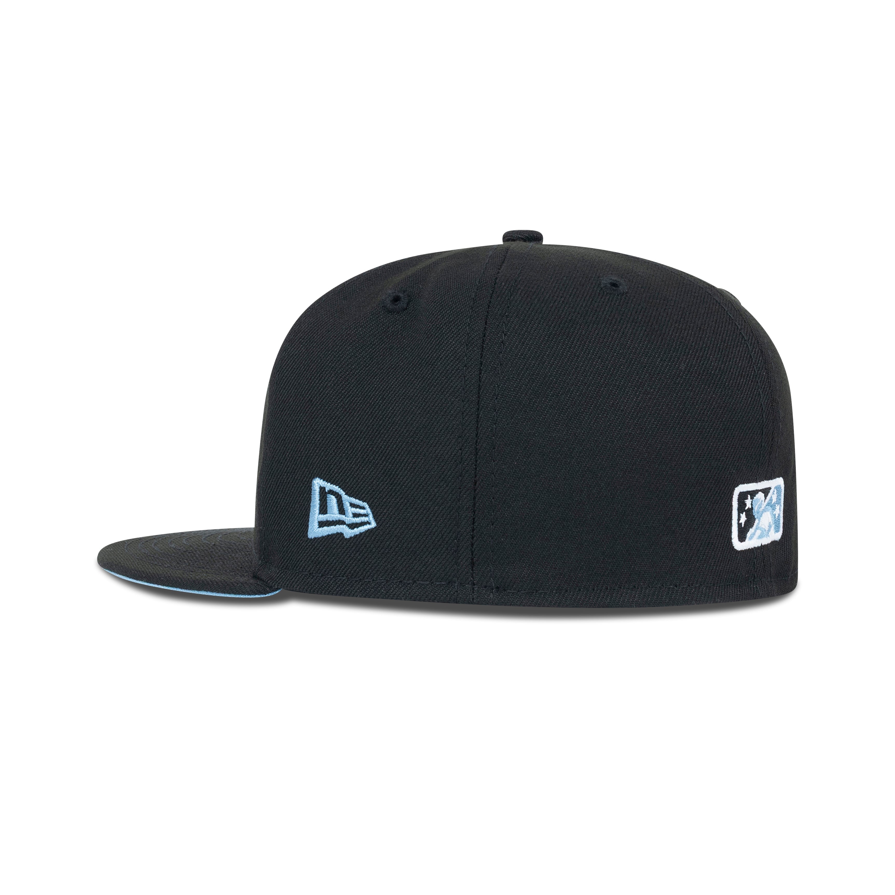 New Era San Jose Giants Fitted Sky Bottom "Black Sky" (25th Anniversary Embroidery)