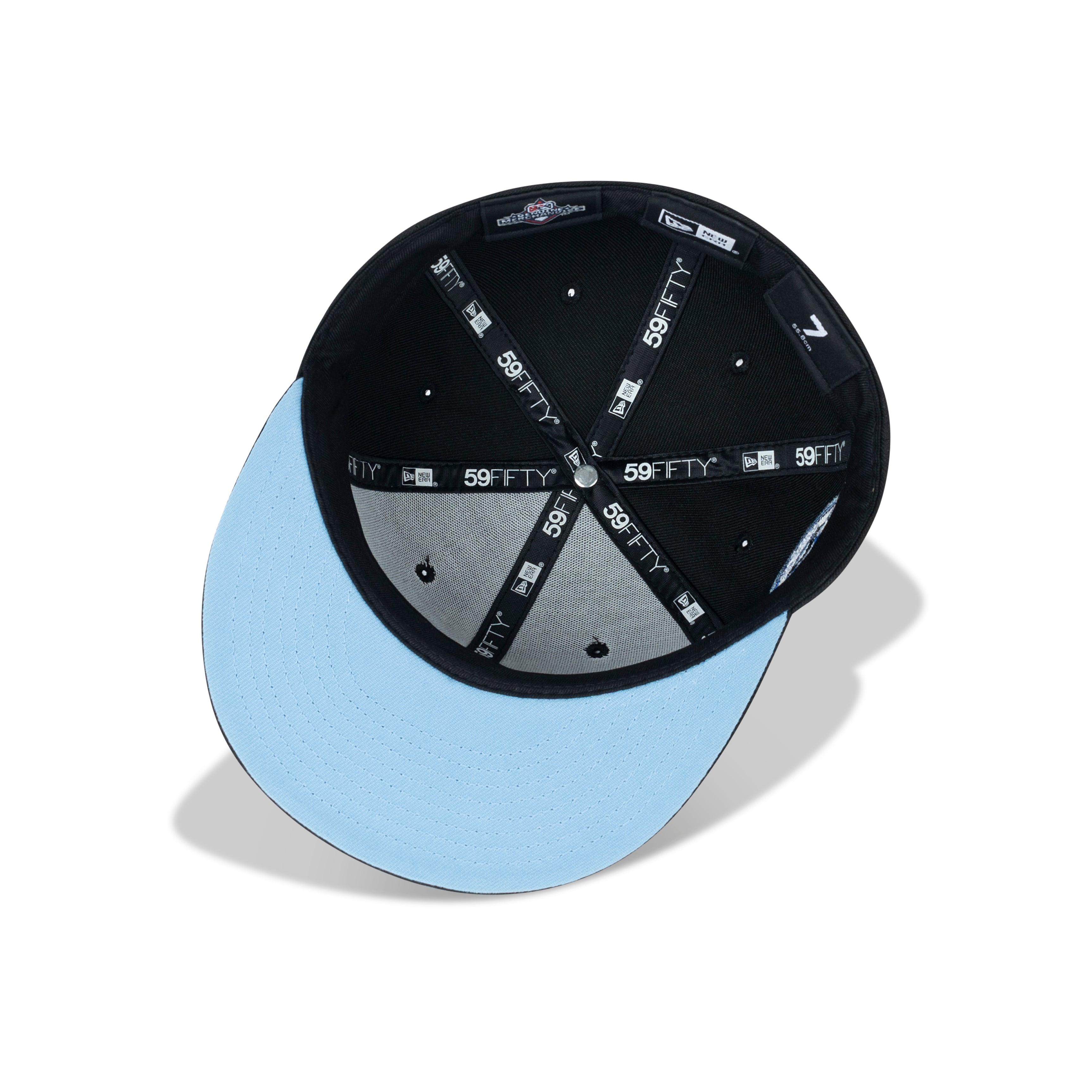 New Era San Jose Giants Fitted Sky Bottom "Black Sky" (25th Anniversary Embroidery)