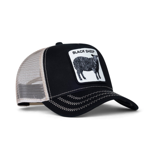 Goorin Bros The Black Sheep Snapback Trucker Hat "Ebony"