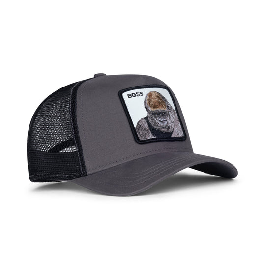 Goorin Bros The Boss Snapback Trucker Hat "Charcoal"