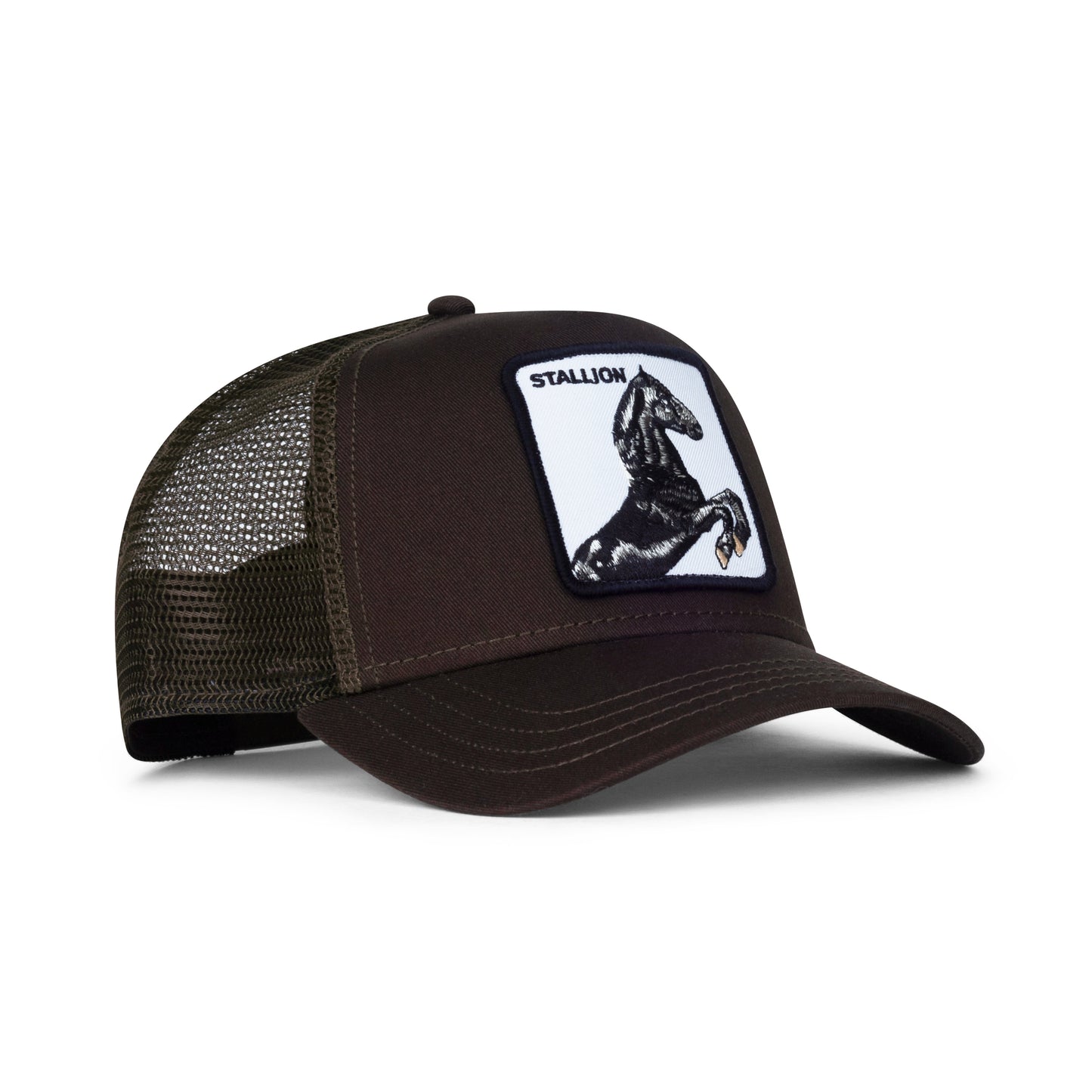 Goorin Bros The Stallion Snapback Trucker Hat "Brown"