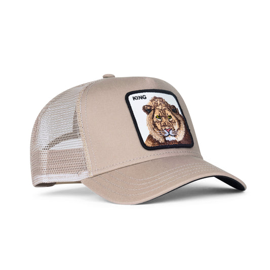 Goorin Bros The King Lion Snapback Trucker Hat "Khaki"