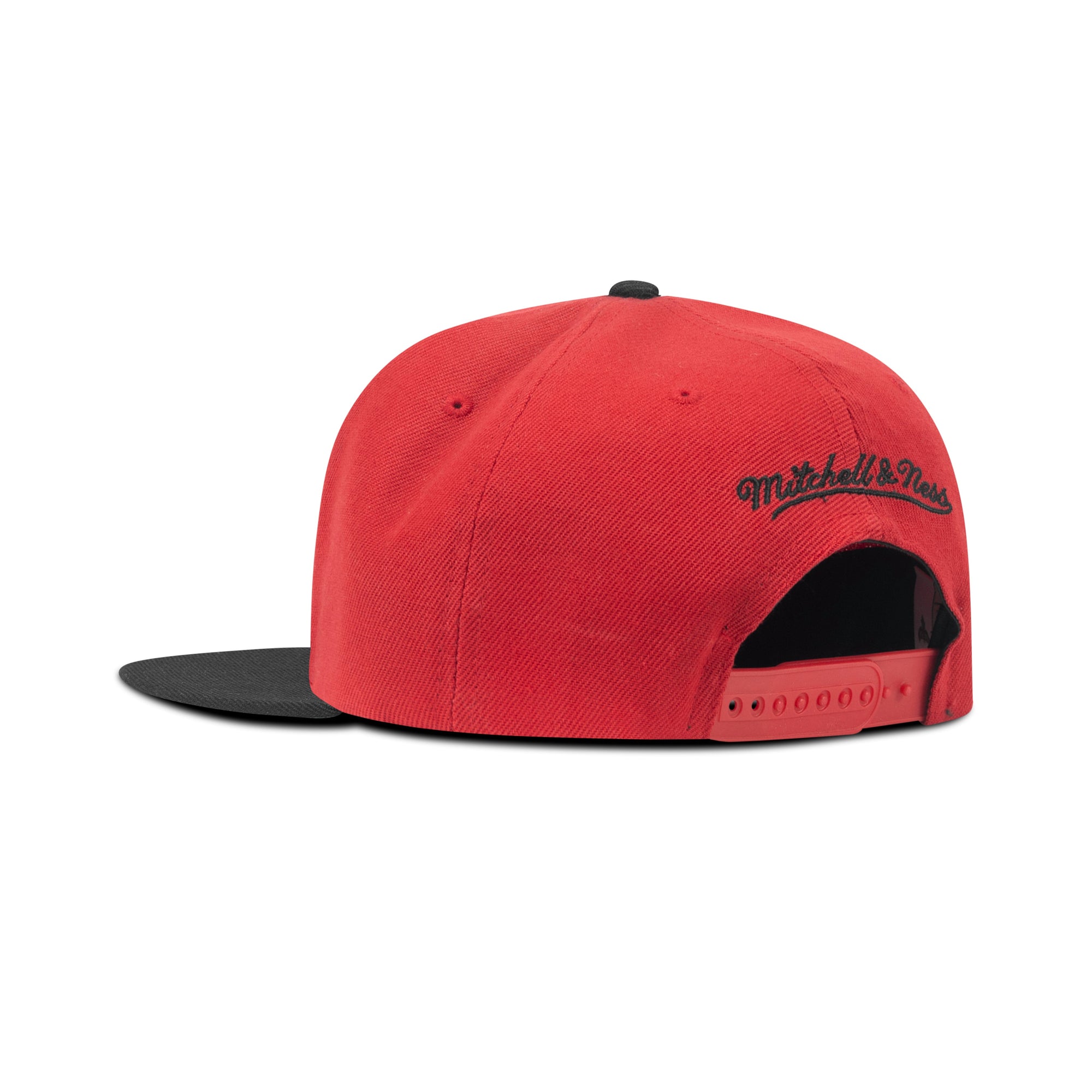 Mitchell & Ness NBA Atlanta Hawks Core Basic Green Bottom Snapback "Red Black"