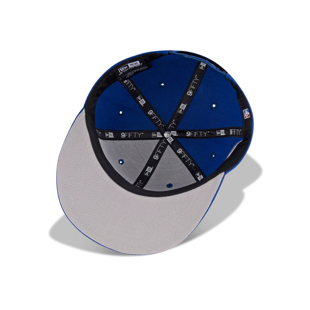New Era New York Knicks A-Frame Snapback "Majestic Blue Orange (3x NBA Champions Embroidery)
