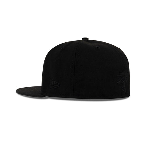 New Era New York Knicks Fitted Grey Bottom "Black Black" (Madison Square Garden 1998 All Star Weekend Embroidery)