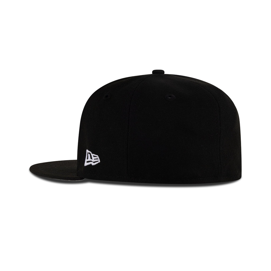 New Era New York Knicks Fitted "Black Blue Orange" (50th Anniversary Patch Embroidery)