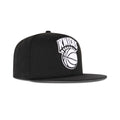 New Era New York Knicks Basketball Logo Fitted Grey Bottom "Black White"
