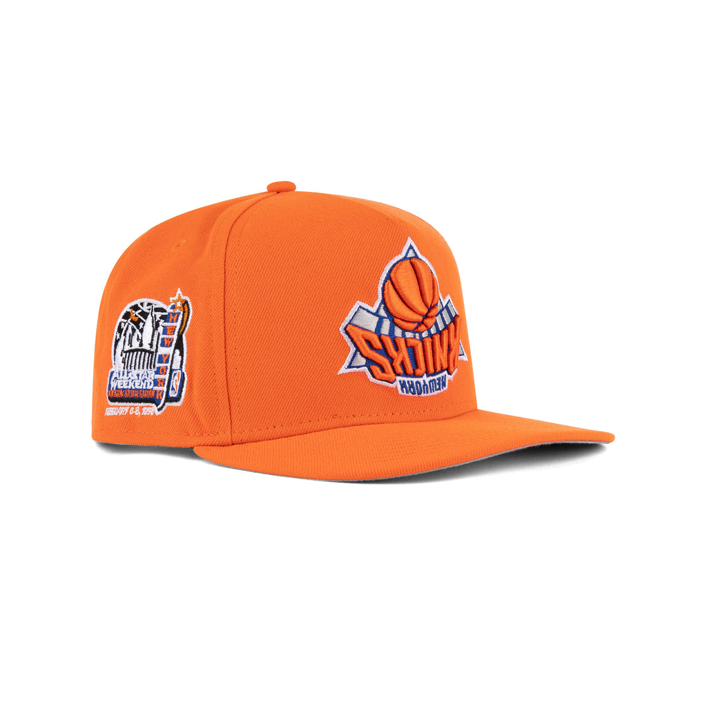 New Era New York Knicks A-Frame "Rush Orange" (NBA All Star Weekend 1998 Embroidery)