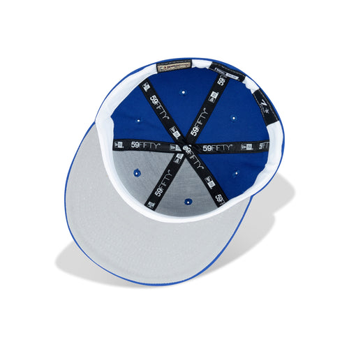 New Era New York Knicks Fitted Grey Bottom "Royal Orange"