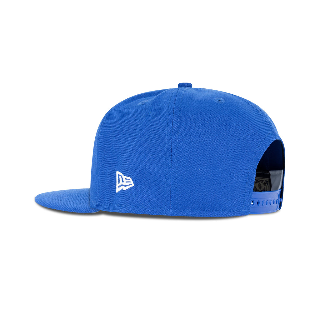 New Era New York Knicks Snapback Grey Bottom "Royal Orange" (NBA Logo Embroidery)