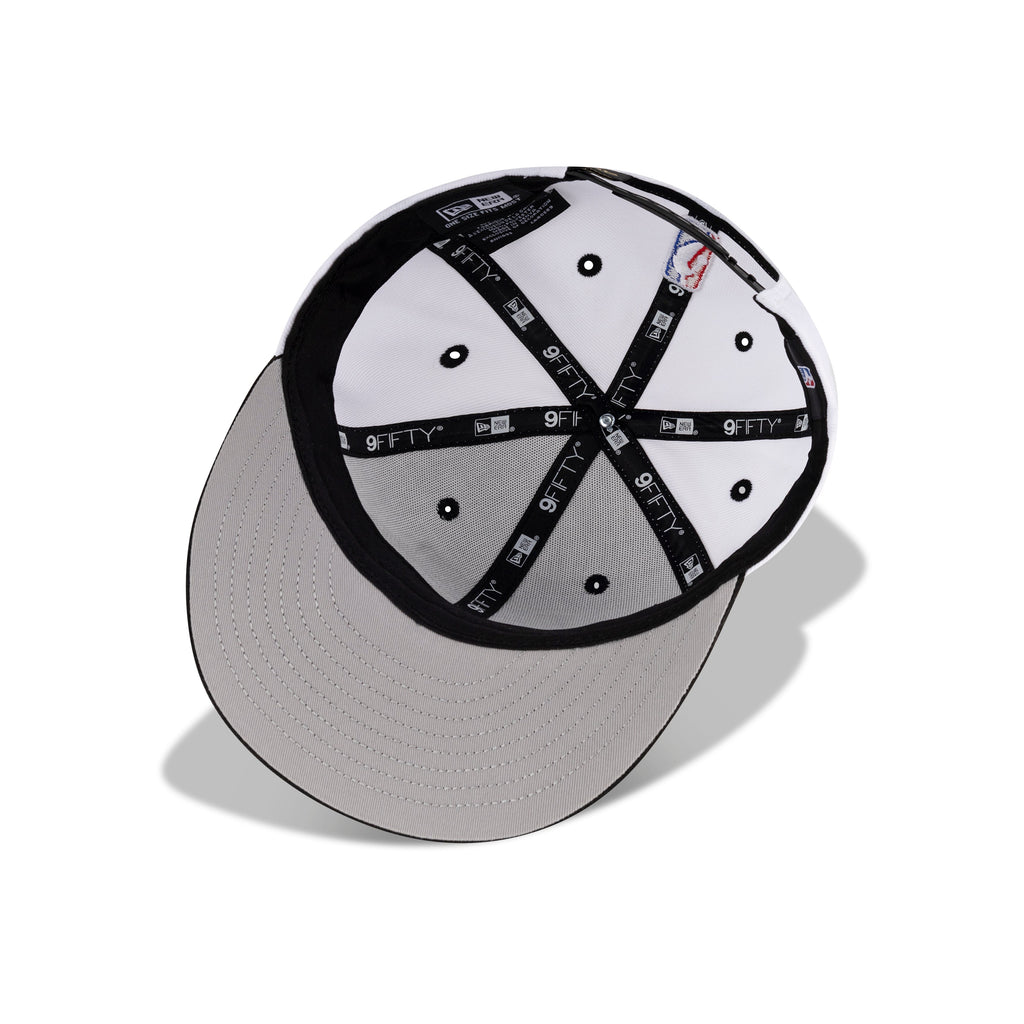 New Era Snapback "White Black Gold" 2026 NBA Champions New York Knicks Locker Room 9Fifty Hat