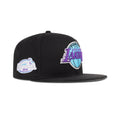 New Era Los Angeles Lakers Fitted Grey Bottom "Black Vice Blue Purple" (2010 Finals Patch)