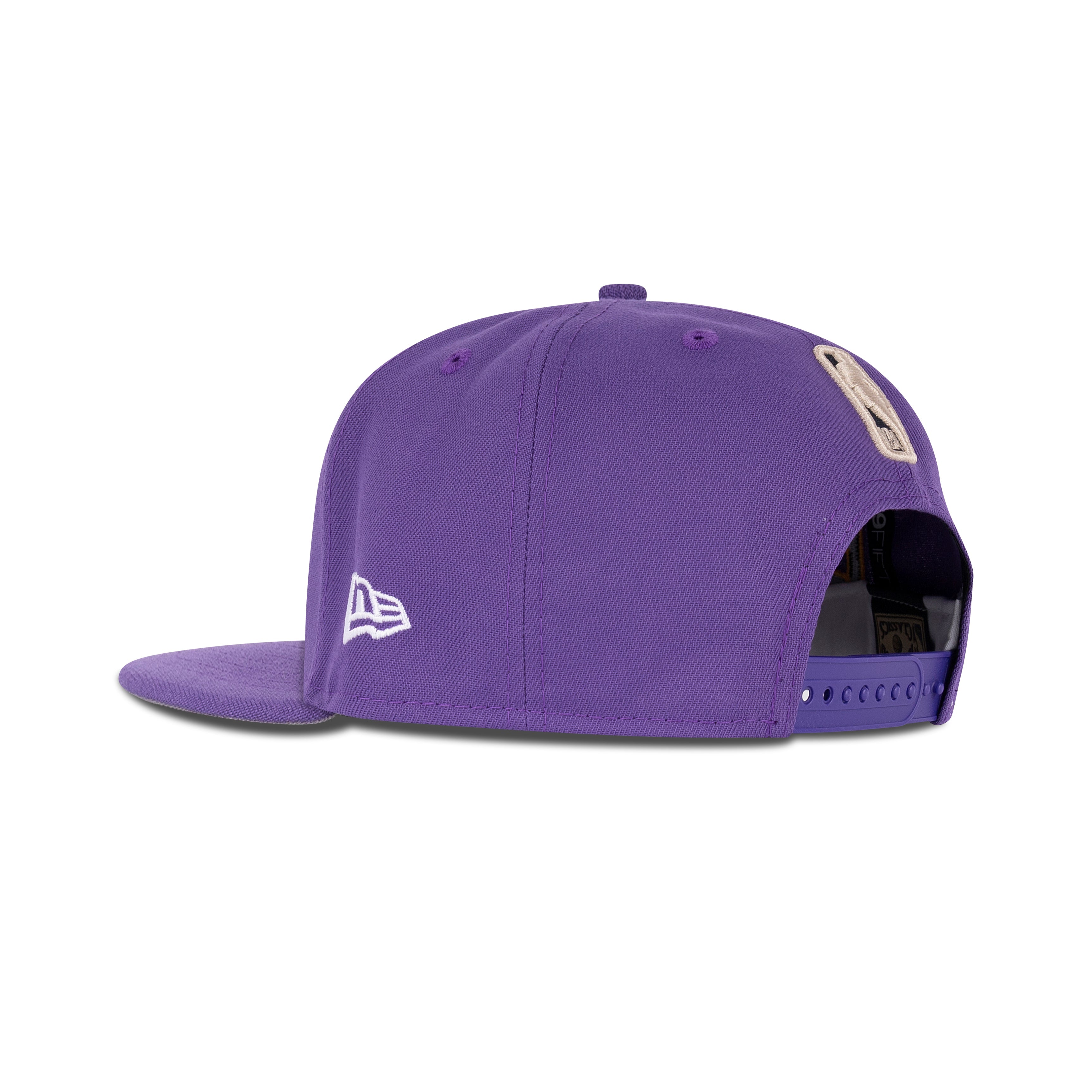 New Era Los Angeles Lakers A-Frame Snapback Grey Bottom "Purple Yellow" (50th Anniversary Embroidery)