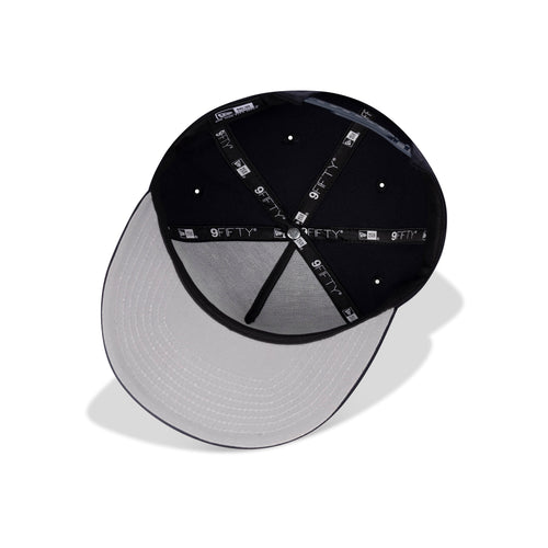 New Era Long Island NY A-Frame Snapback Grey Bottom "Navy White"