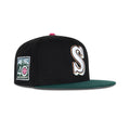 New Era Seattle Mariners Fitted Grey Bottom "Black Green White Copper" (1977-2017 40th Anniversary Embroidery)