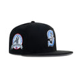 New Era Seattle Mariners Fitted Grey Bottom "Black Magic Blue White" (Ken Griffey Jr Embroidery)