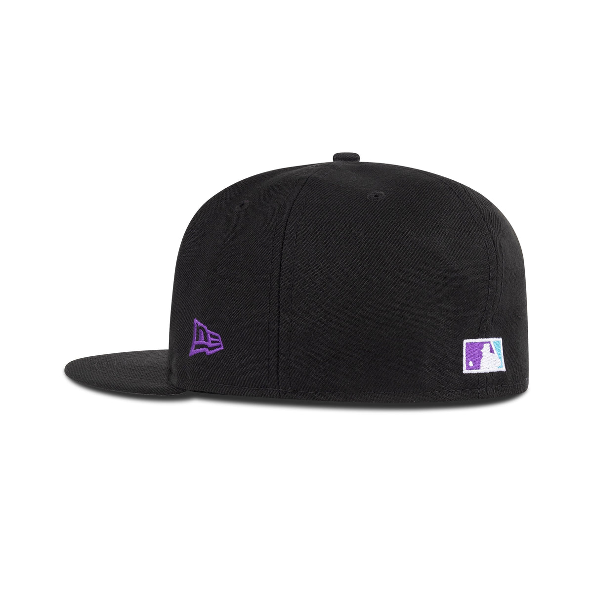 New Era Seattle Mariners Fitted Grey Bottom "Black Vice Blue Purple" (20th Anniversary Patch)