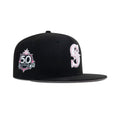 New Era Seattle Mariners Fitted Pink Bottom "Black Glow White Metallic Iris Neon Pink" ( 50th Season Embroidery)