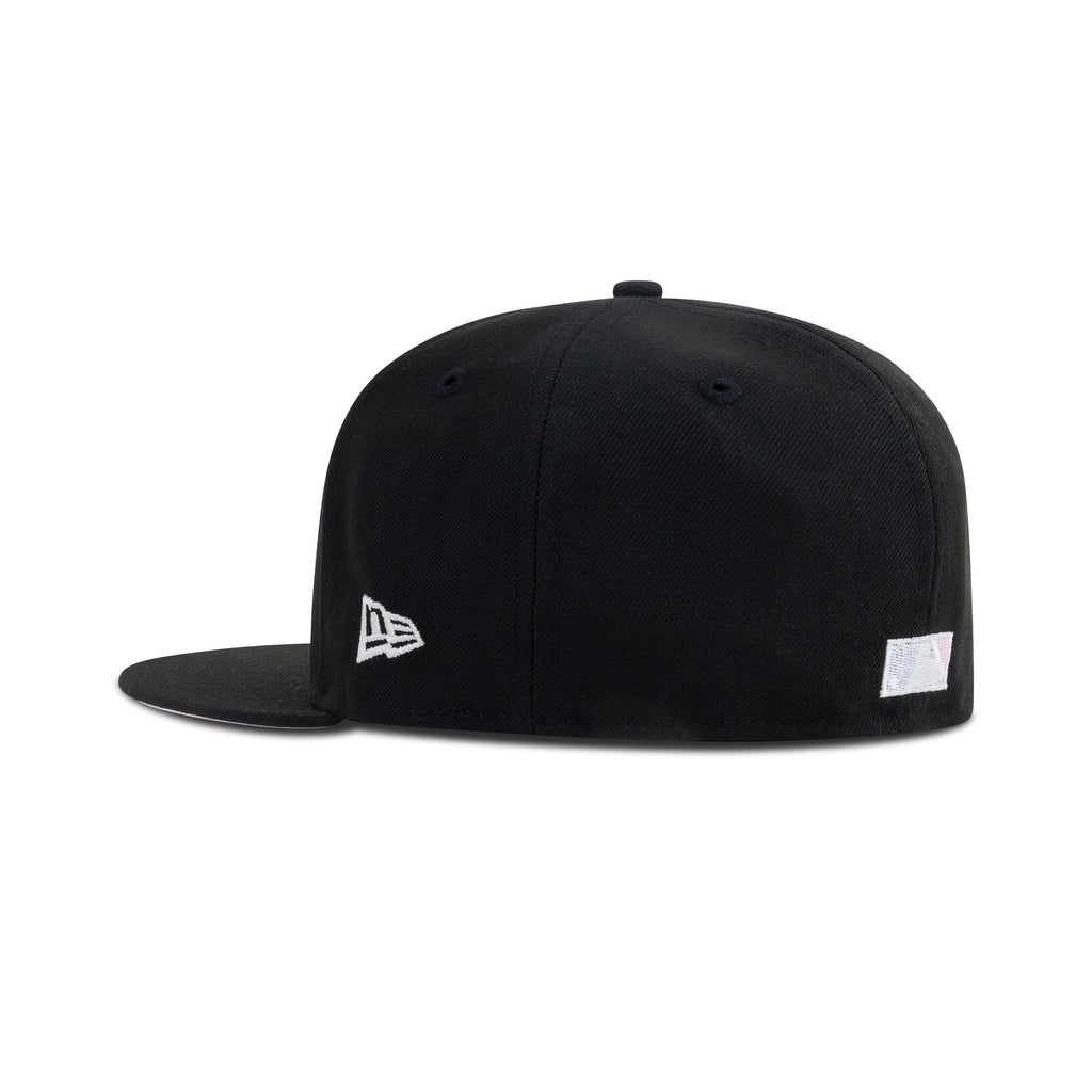 New Era Seattle Mariners Fitted Pink Bottom "Black Glow White Metallic Iris Neon Pink" ( 50th Season Embroidery)