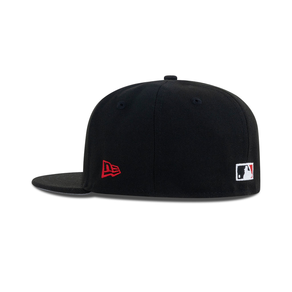 New Era Seattle Mariners Fitted Grey Bottom "Black Front Door Red White" (1977-2007 30th Anniversary Embroidery)