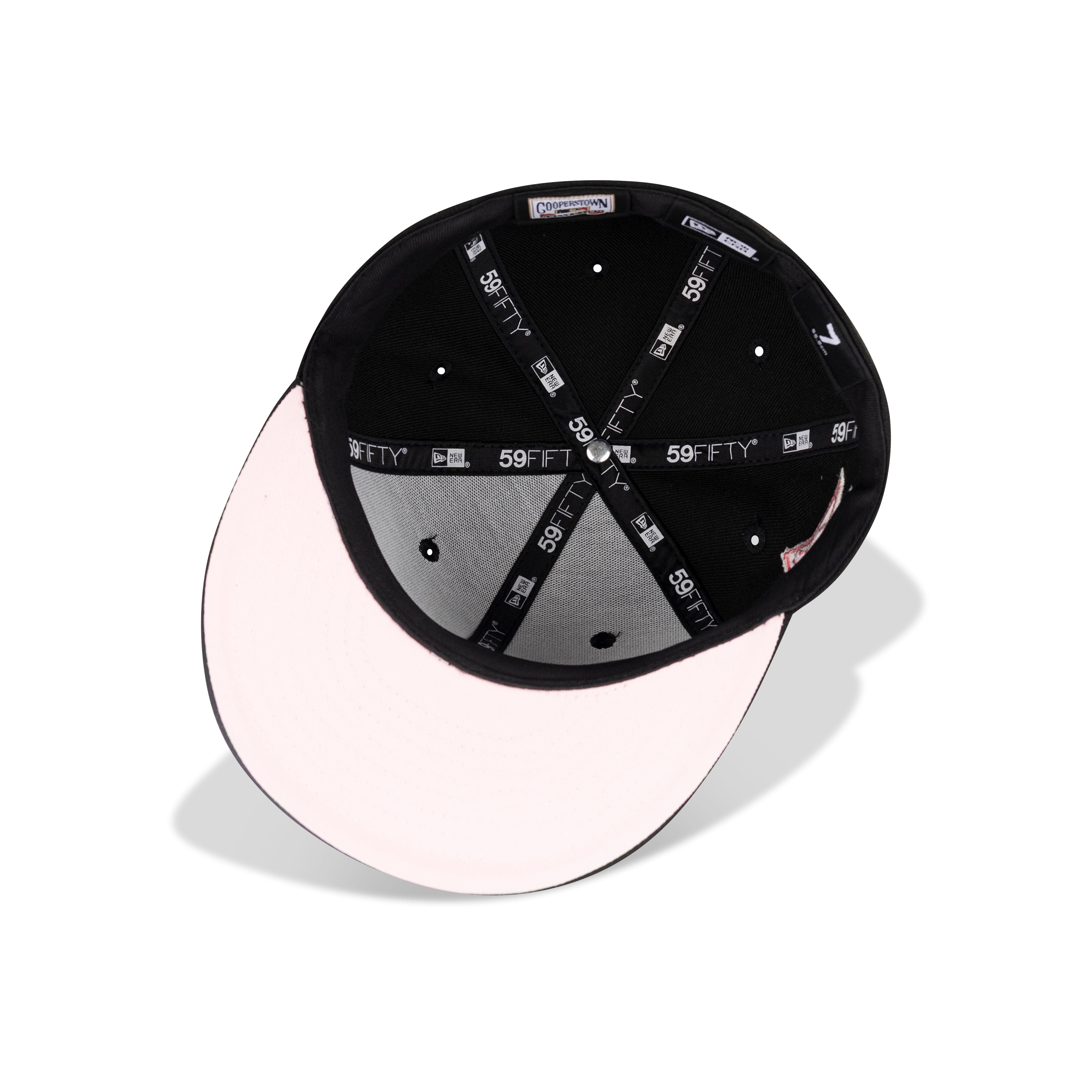 New Era Seattle Mariners Fitted Pink Bottom "Black Red Metallic Silver" (50th 1979 All Star Game Embroidery)