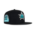 New Era Seattle Mariners Fitted Grey Bottom "Black Teal Silver" (1977-2007 30th Anniversary Embroidery)