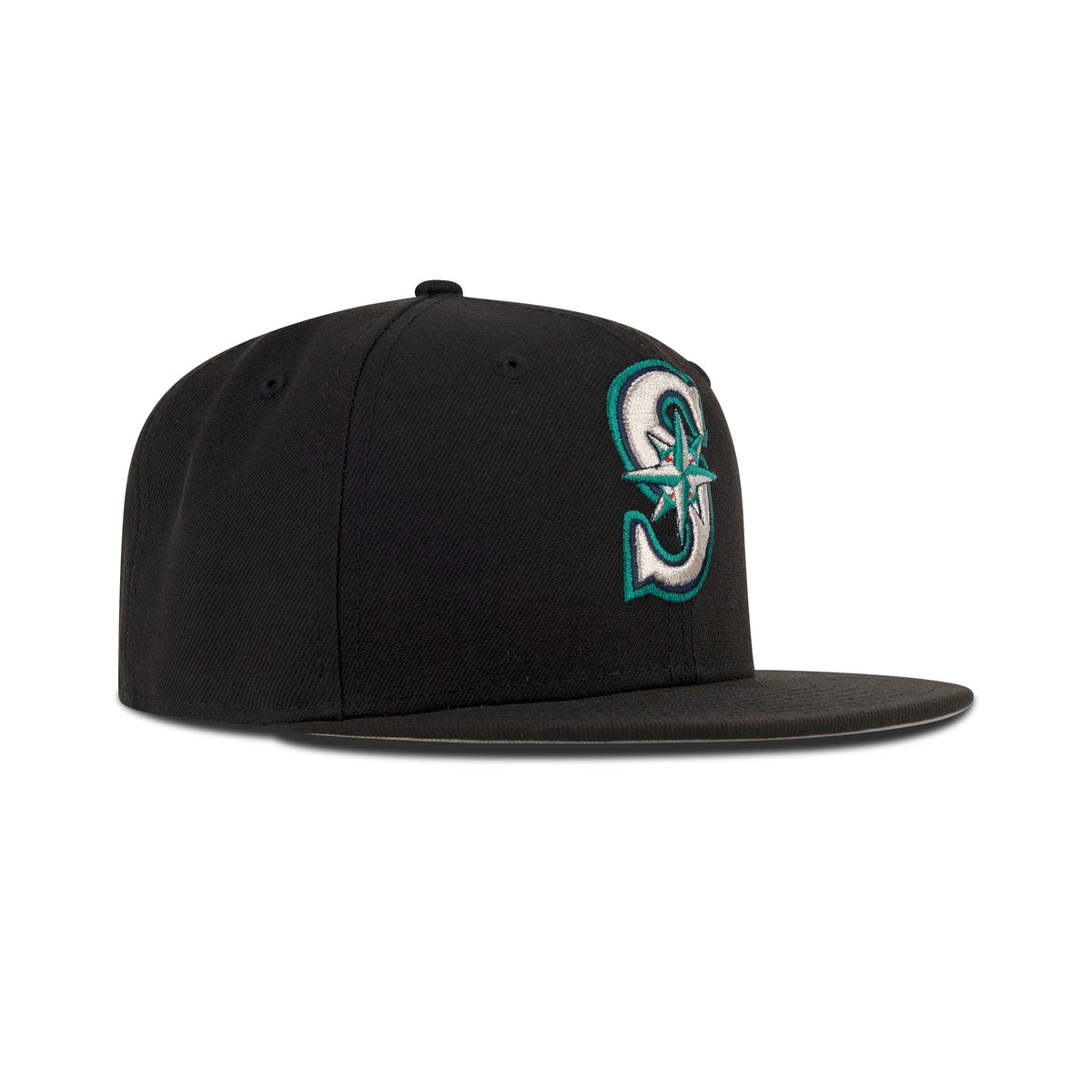 New Era Seattle Mariners Fitted Grey Bottom “Black White Teal”