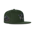New Era Seattle Mariners Fitted Beige Bottom "Dark Green Black Metallic" (25th Anniversary Embroidery)