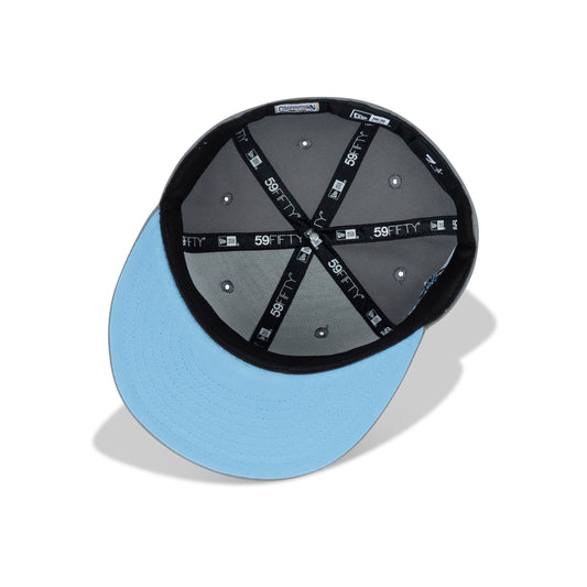 New Era Seattle Mariners Fitted Sky Bottom "Storm Grey Navy Sky" (25th Anniversary Embroidery)