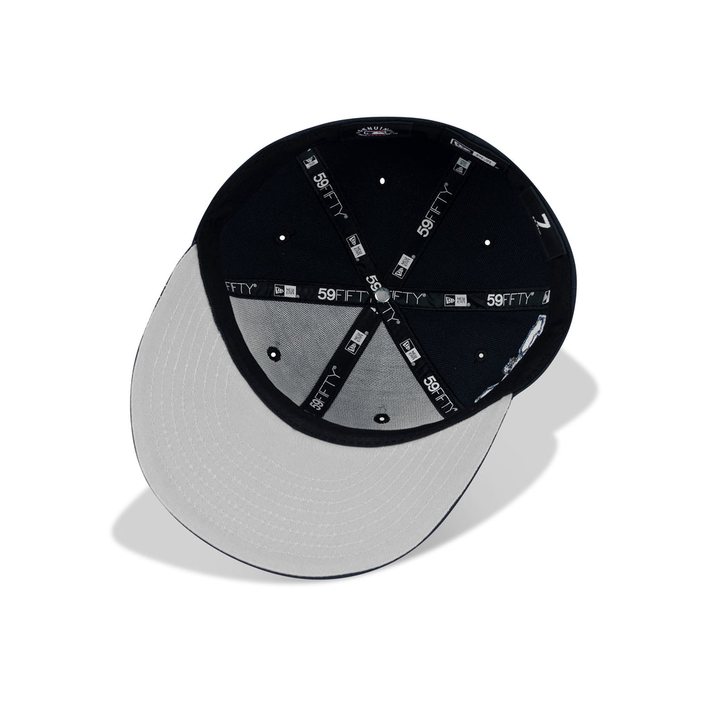 New Era Seattle Mariners Fitted Grey Bottom "Navy White Silver" (King Griffey 24 Embroidery)