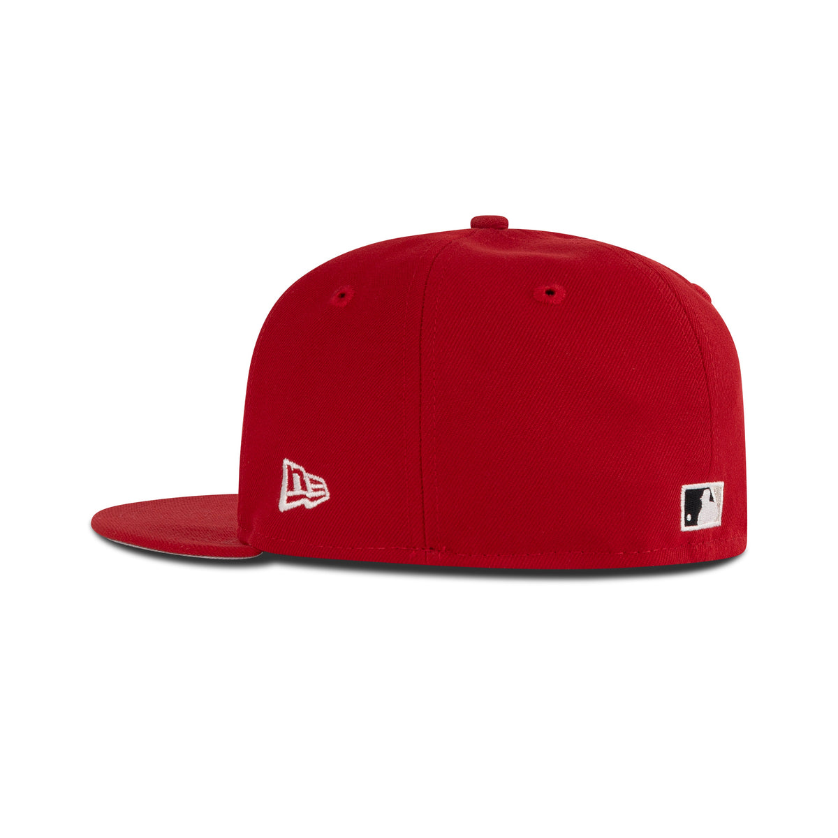 New Era Seattle Mariners Fitted Gray Bottom "Red Chrome Metallic Silver" (Ken Griffey Jr Embroidery)