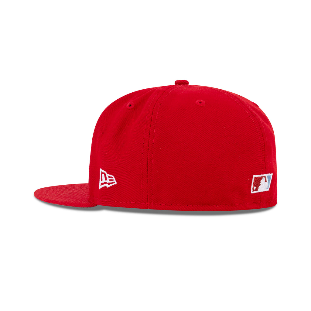 New Era Seattle Mariners Fitted Grey Bottom "Scarlet Red Sky" (Ken Griffey Jr 24 Embroidery)