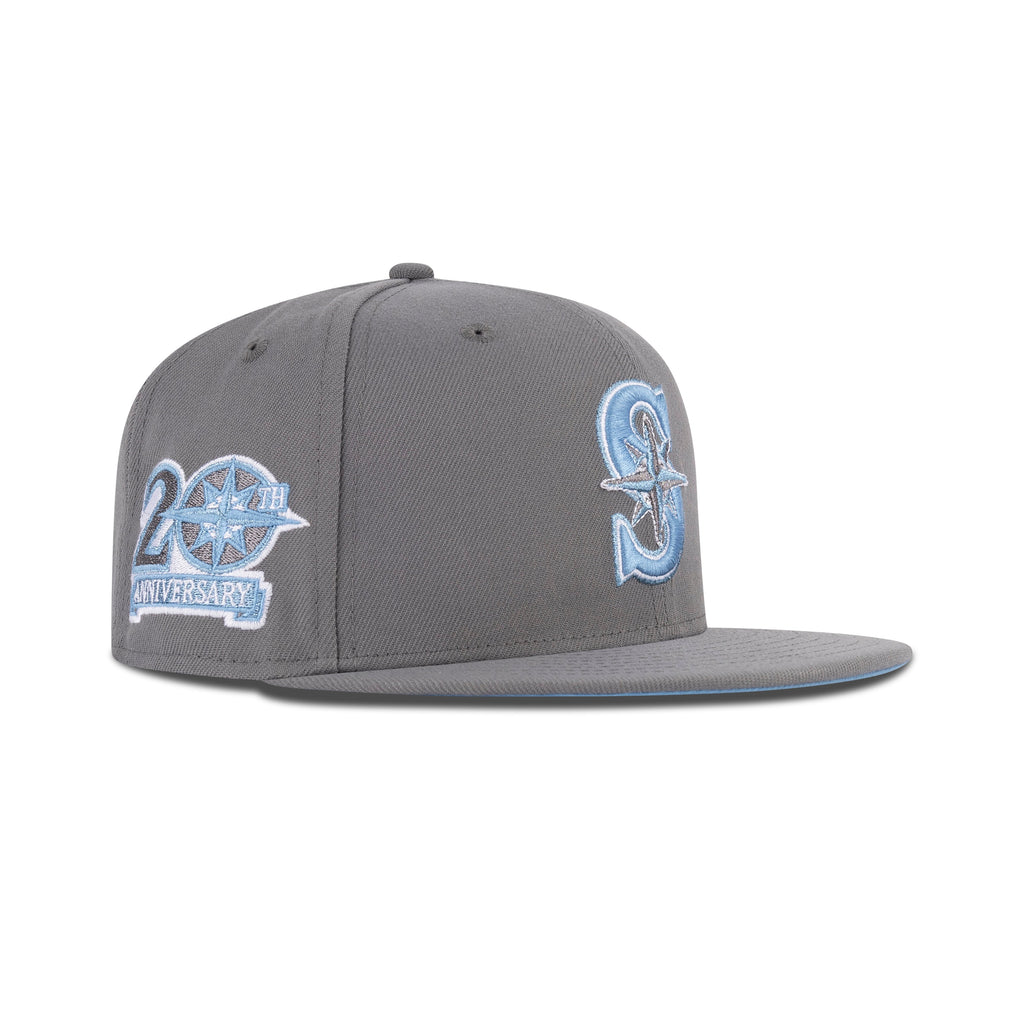 New Era Seattle Mariners Fitted Sky Bottom "Storm Grey Sky" (20th Anniversary Embroidery)