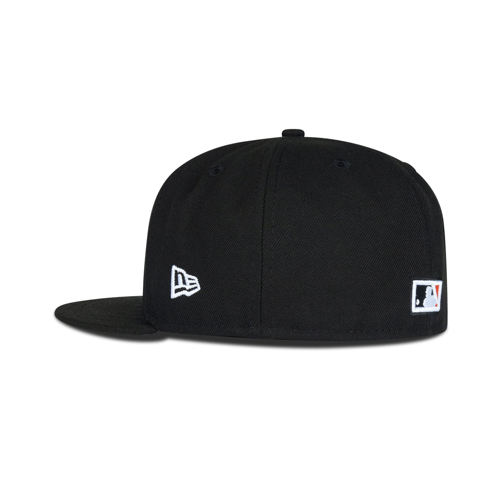 New Era Florida Marlins Fitted Grey Bottom "Black Orange" (2003 World Series Embroidery)