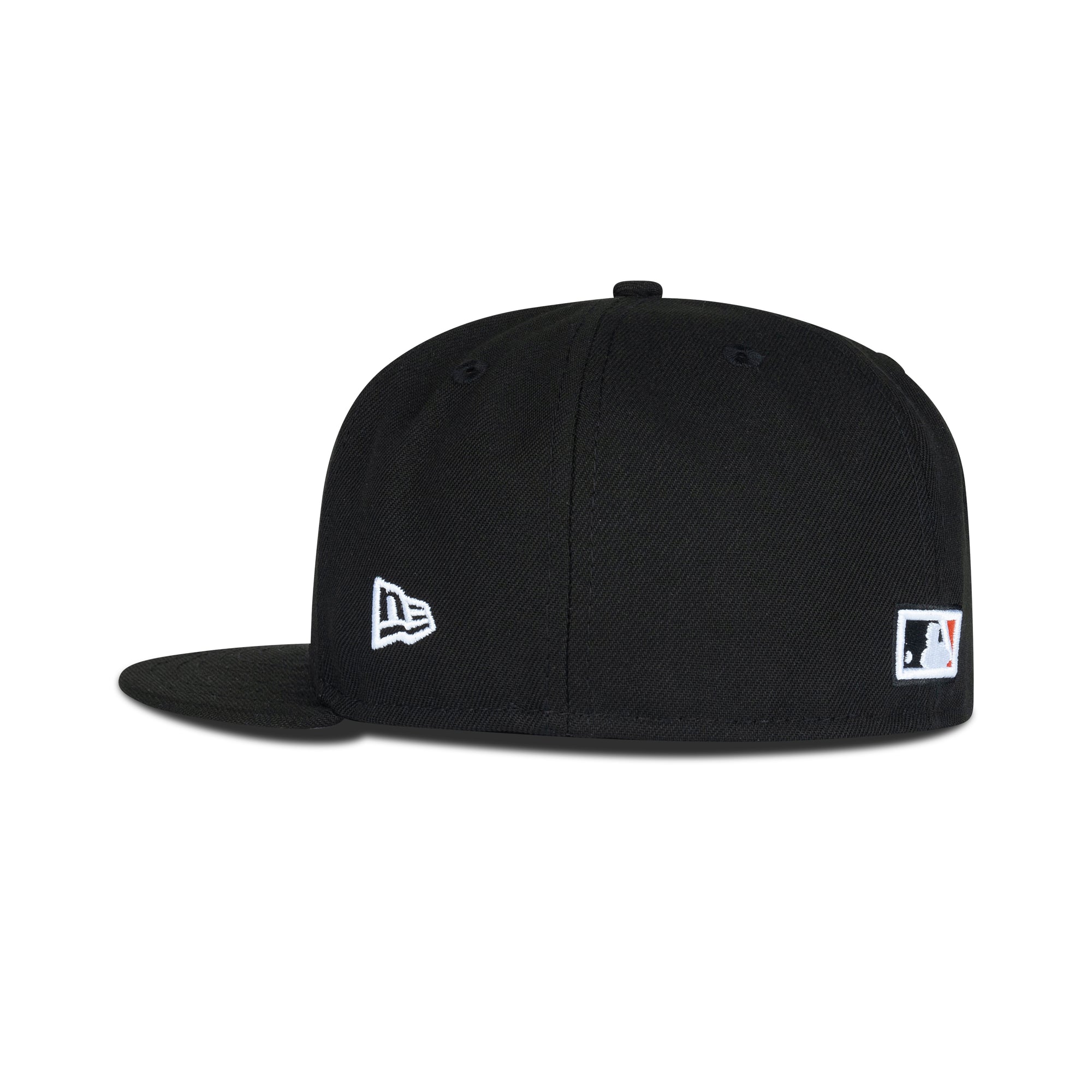 New Era Florida Marlins Fitted Grey Bottom "Black Orange" (2003 World Series Embroidery)