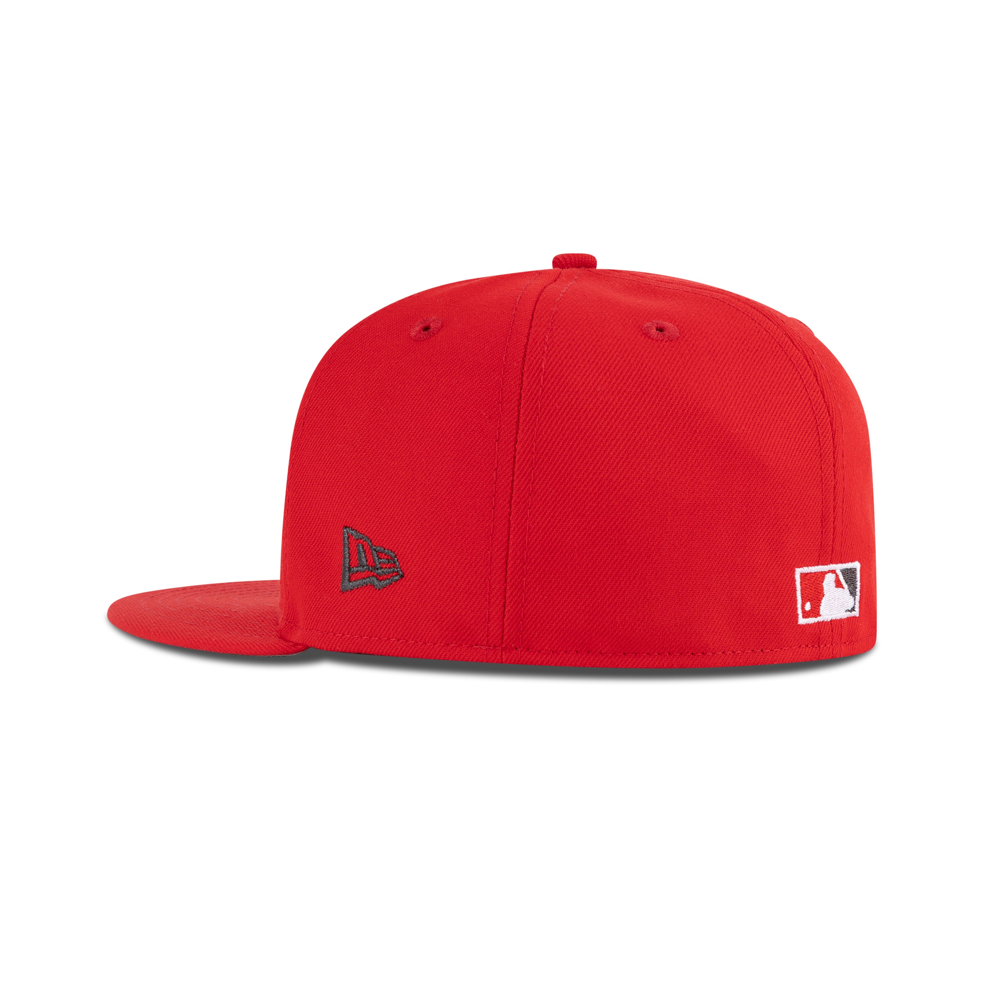 New Era Florida Marlins Upside Down Logo Fitted Grey Bottom "Front Door Red Black White" (2003 World Series Champions Embroidery)