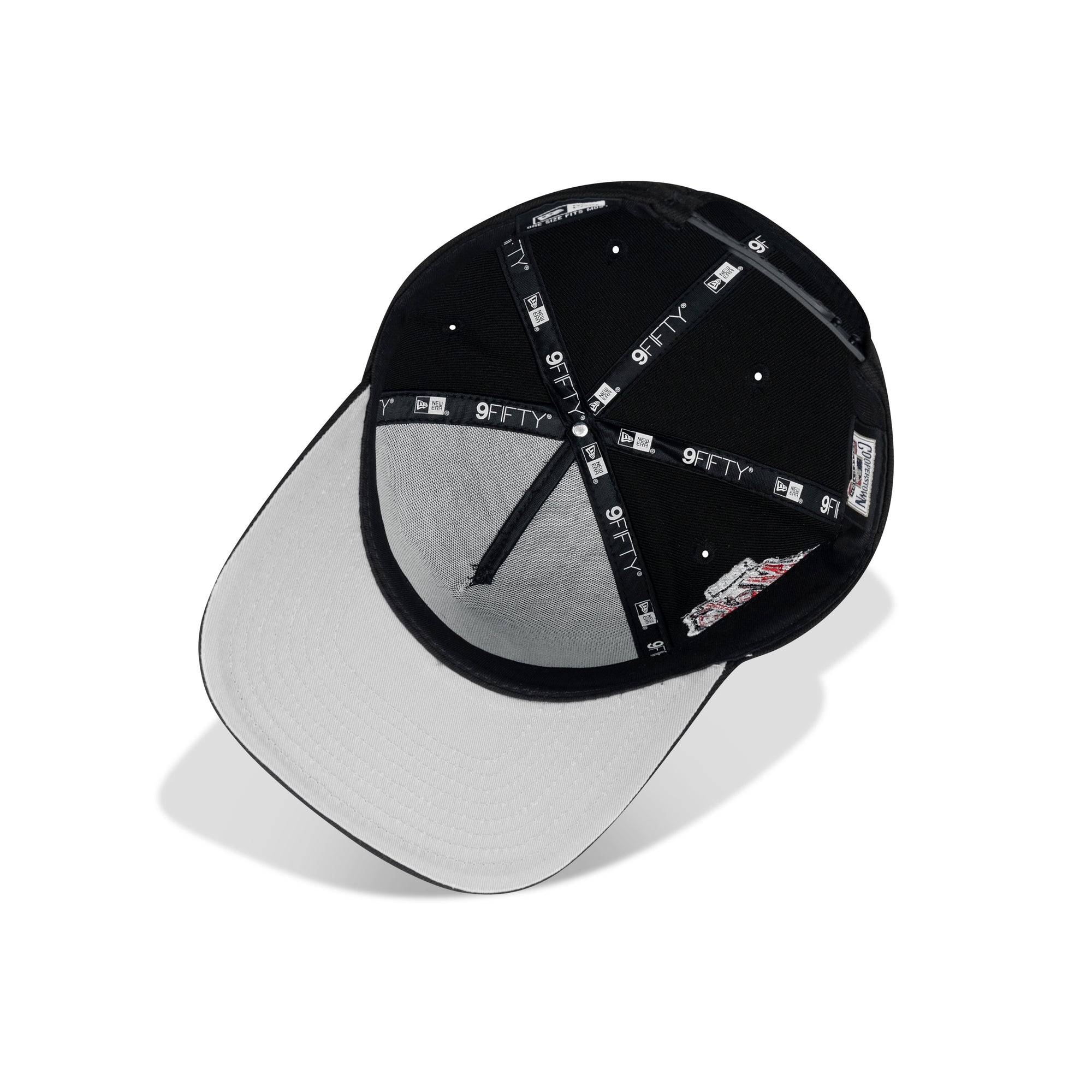 New Era New York Mets A-Frame Snapback Grey Bottom "Black Red" (40th Anniversary Embroidery)