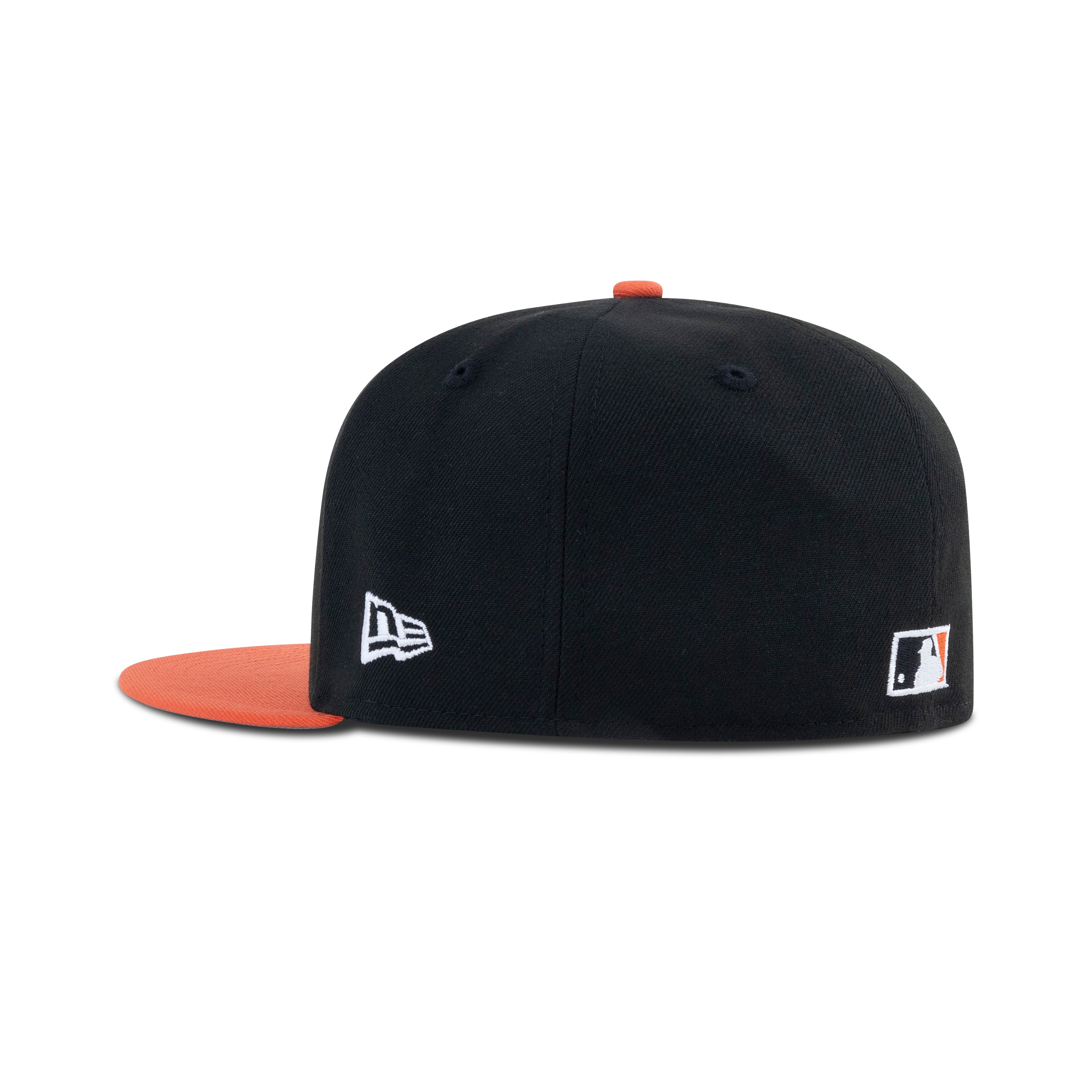 New Era New York Mets Fitted Gray Bottom "Black Orange White"(1969 World Champions Embroidery)