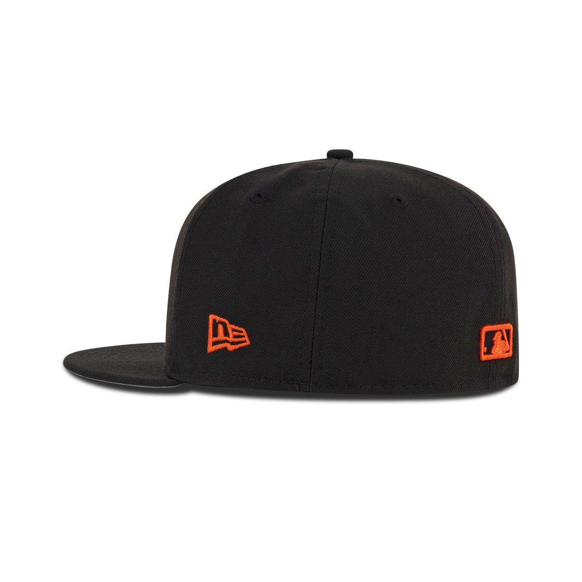 New Era New York Mets Fitted Grey Bottom “Black Orange”