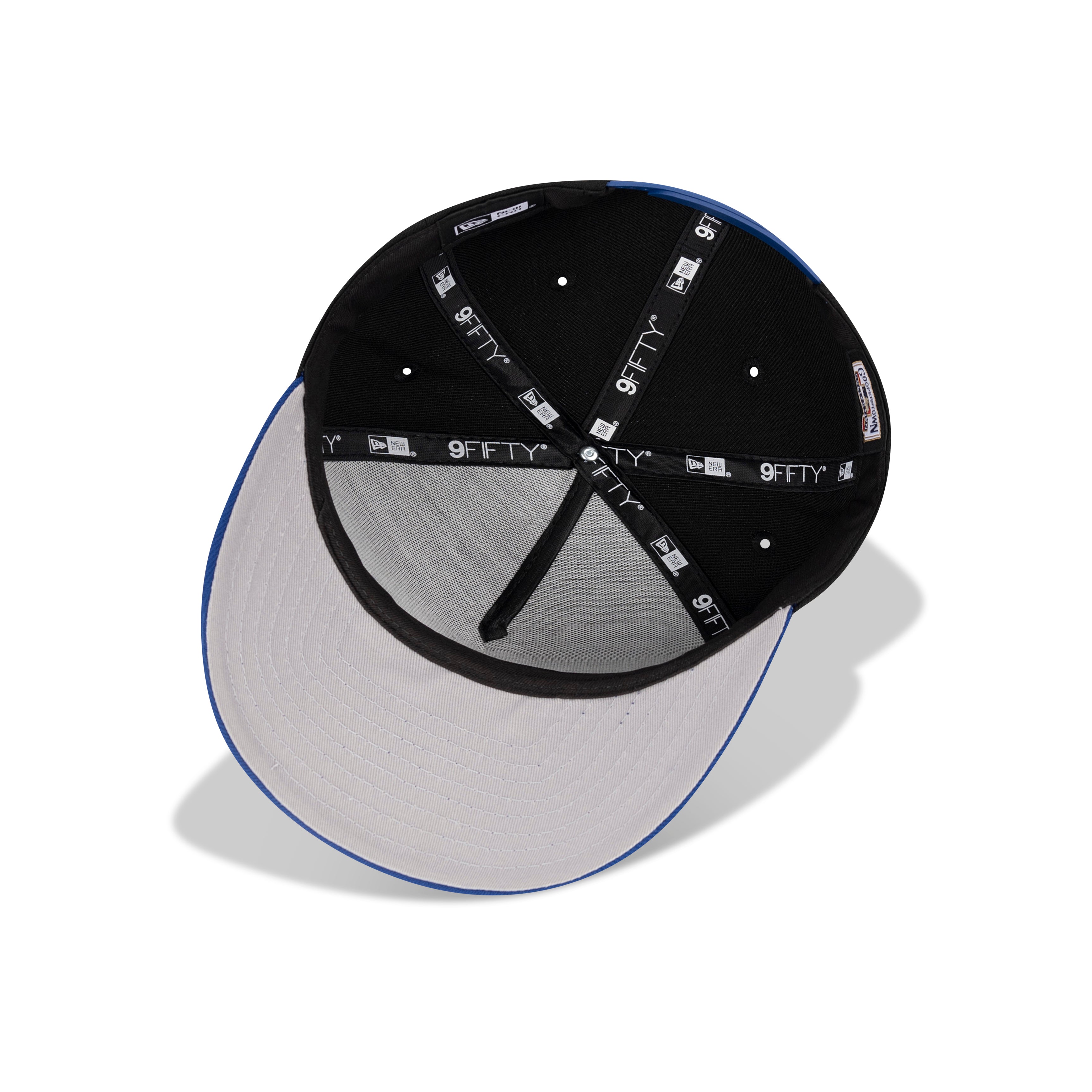 New Era New York Mets A-Frame Snapback Grey Bottom "Black Royal Blue Orange" (1962-2002 40th Anniversary Embroidery)