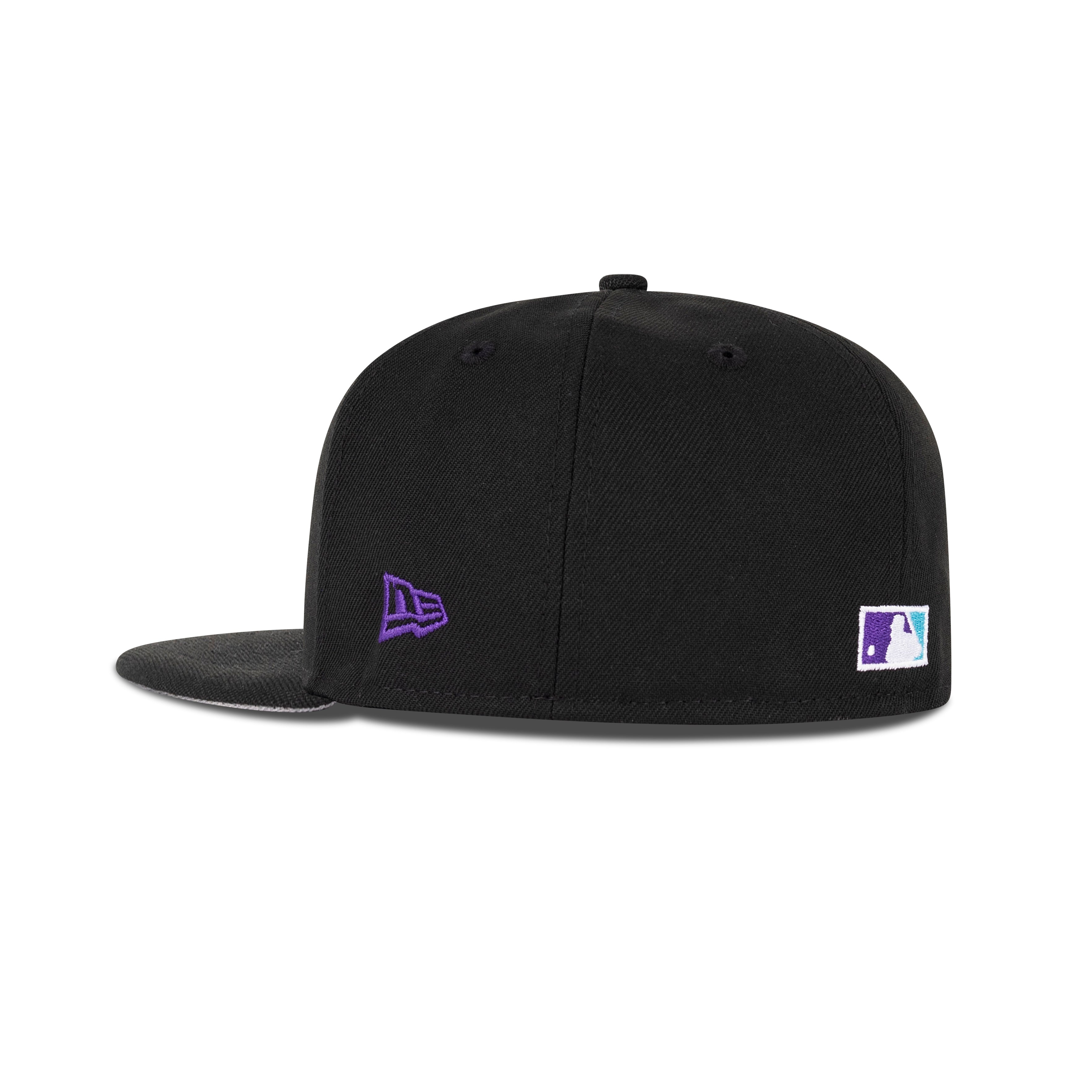 New Era New York Mets Fitted Grey Bottom "Black Vice Blue Purple" (50th Anniversary Embroidery)