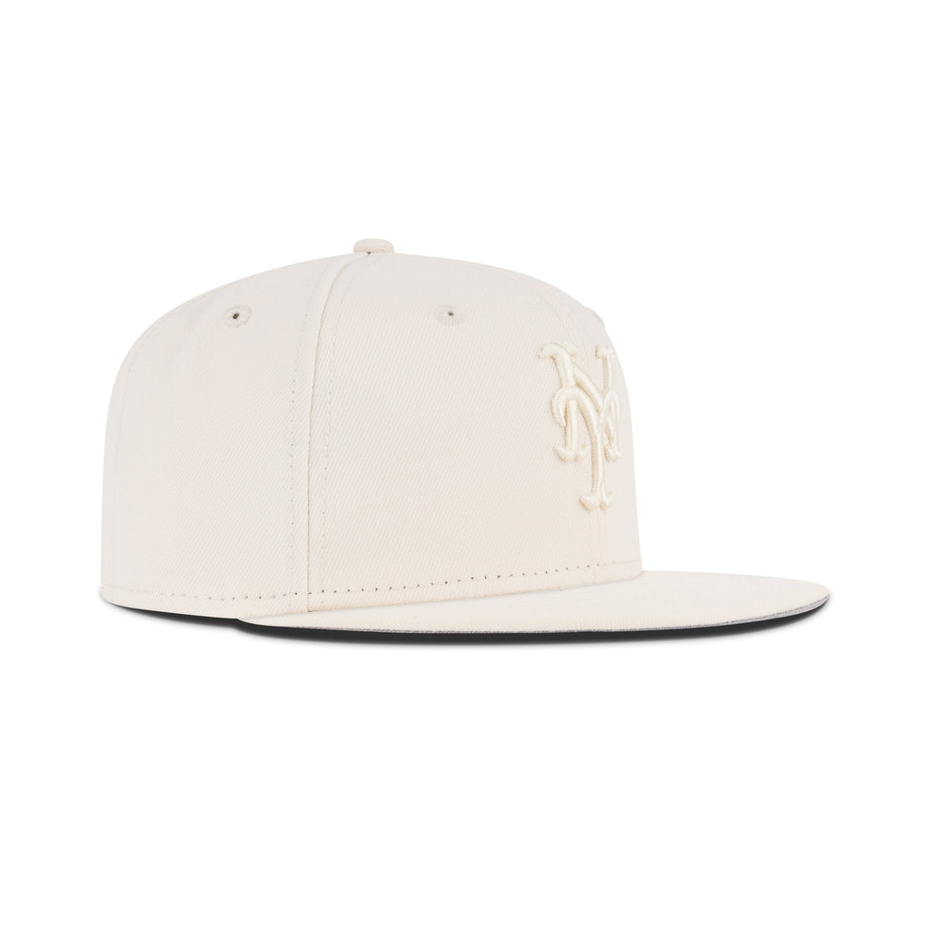 New Era New York Mets Color Pack Fitted Gray Bottom "Cream"