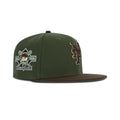 New Era New York Mets Fitted Grey Bottom "Dark Green Walnut Gold" (1962-1986 25th Anniversary Embroidery)