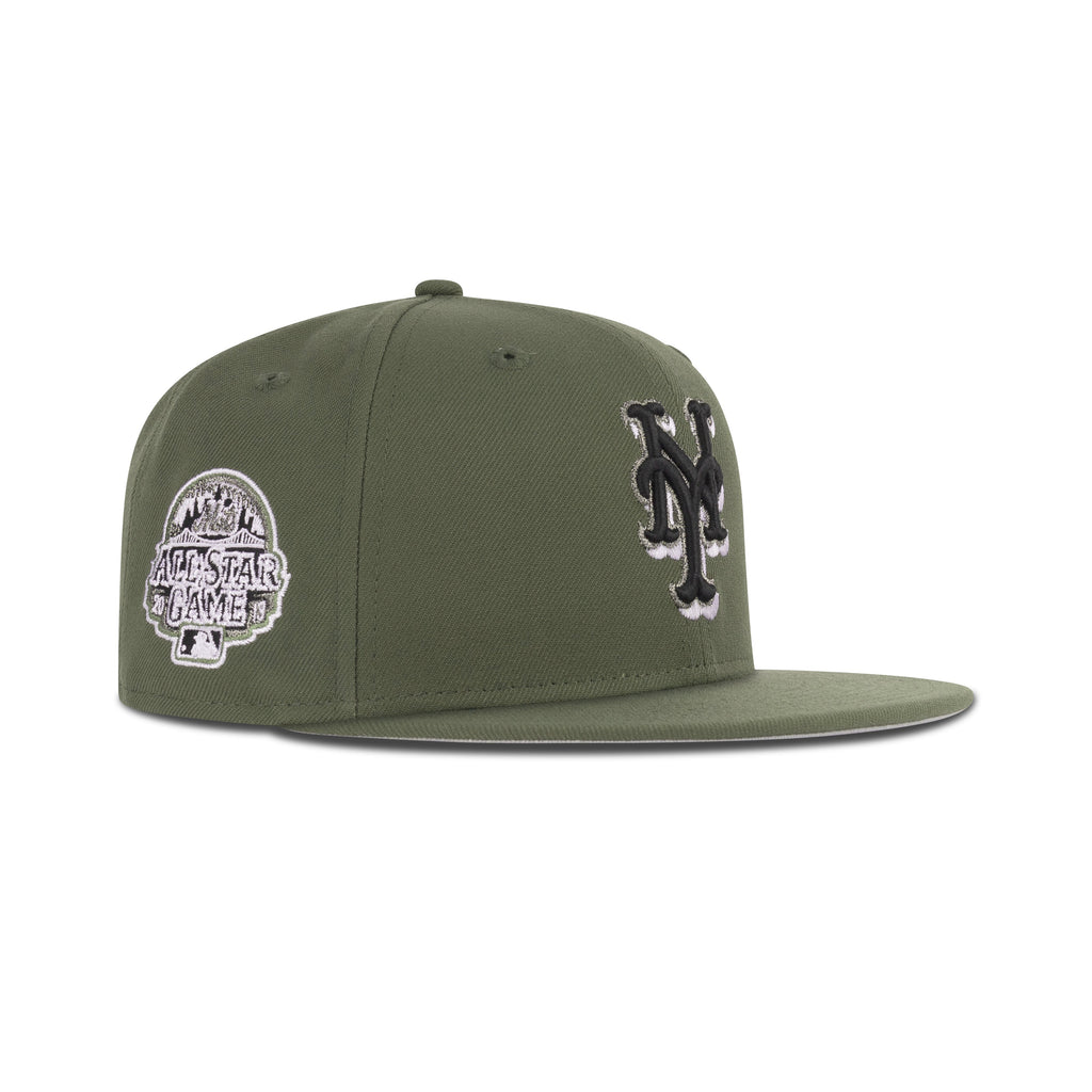 New Era New York Mets Fitted Gray Bottom "New Olive Black" (2013 All Star Game Embroidery)