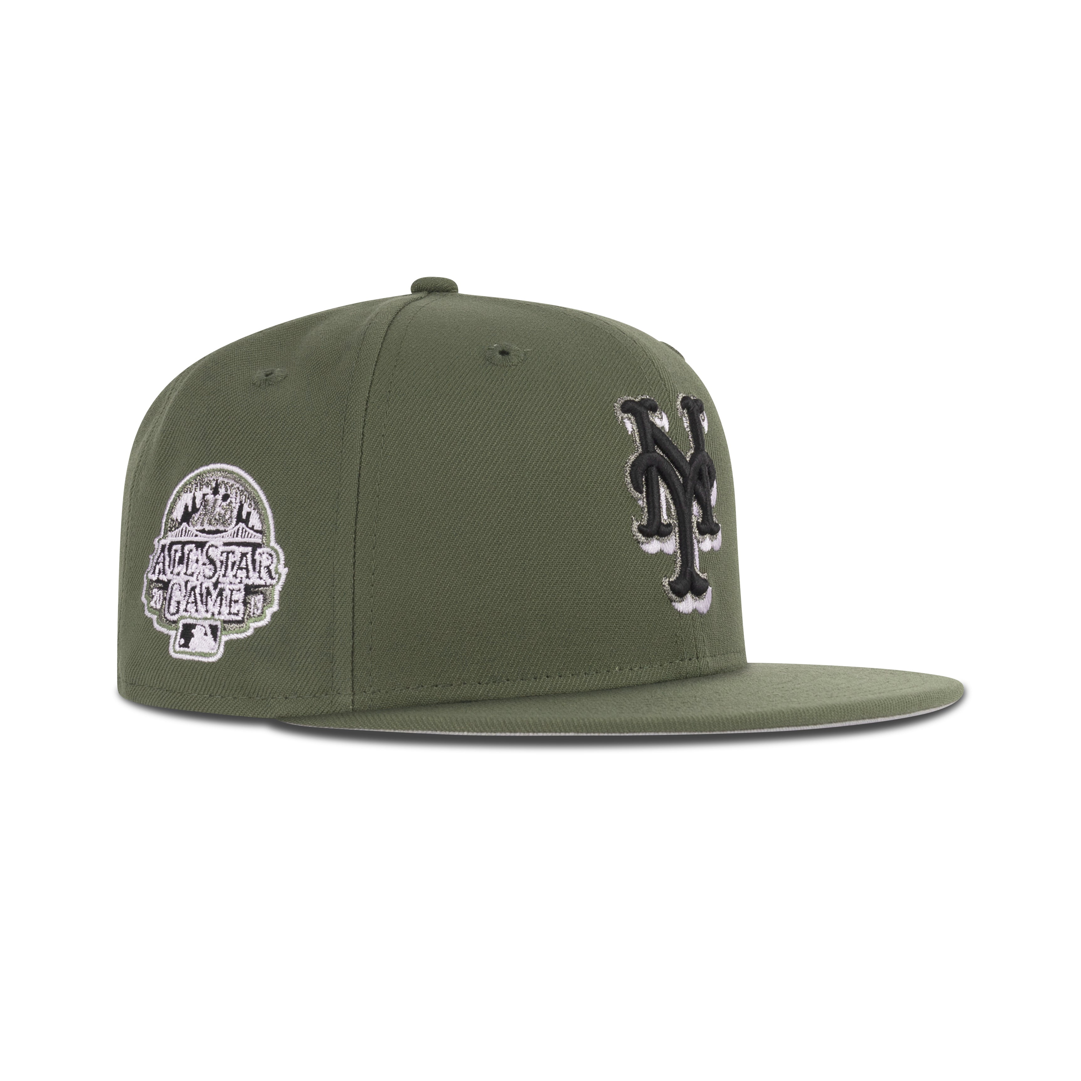 New Era New York Mets Fitted Gray Bottom "New Olive Black" (2013 All Star Game Embroidery)