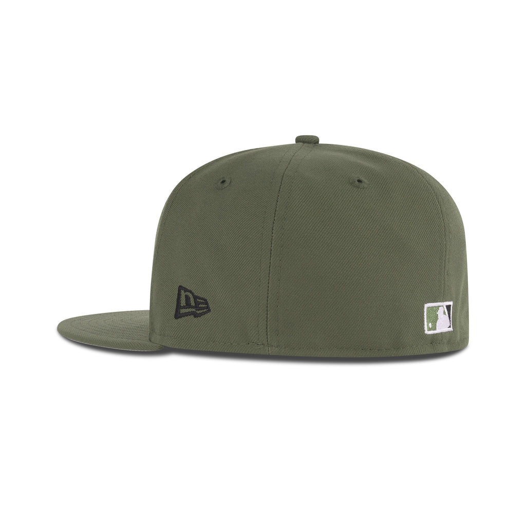 New Era New York Mets Fitted Gray Bottom "New Olive Black" (2013 All Star Game Embroidery)