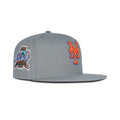 New Era New York Mets Fitted Grey Bottom "Grey Orange Royal" (1962-2002 40th Anniversary Embroidery)